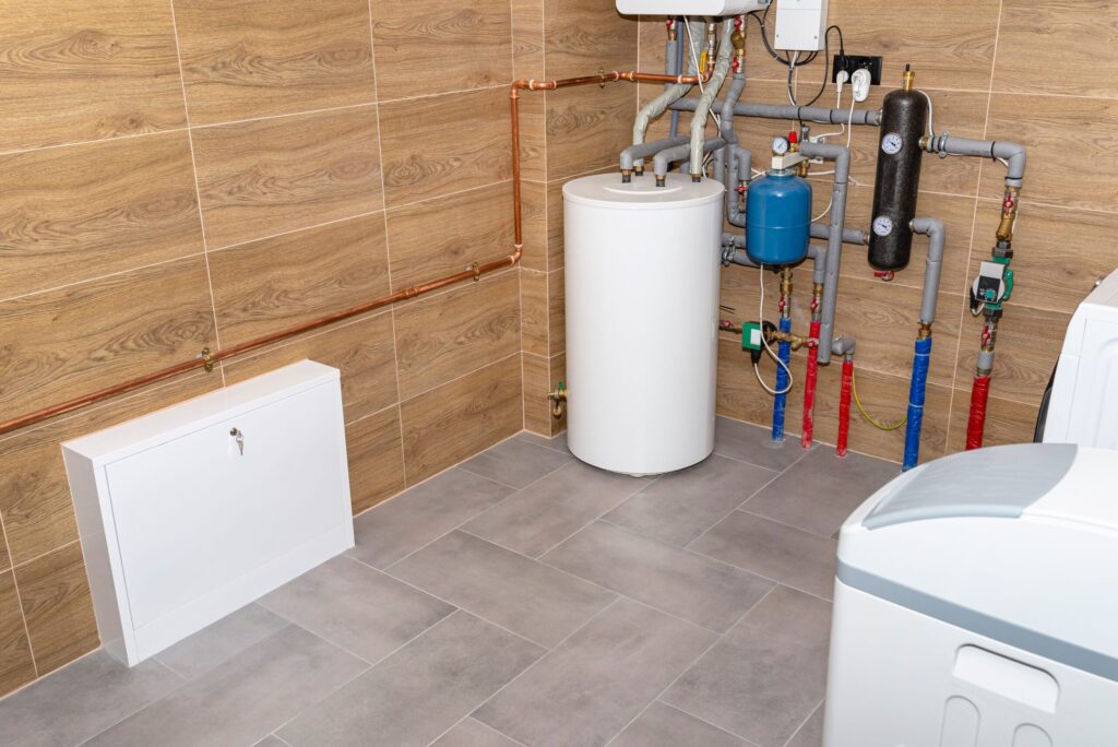 Residential water heater and plumbing system installed in Palm Beach Gardens